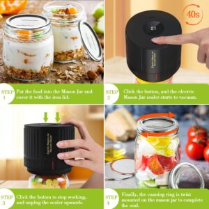 LOVE MOMENT 48PCS Canning Lids and Rings Regular Mouth, Food Grade Material, 100% Fit & Airtight for Regular Mouth Mason Jars