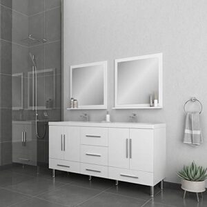 Alya Bath Ripley Bathroom Vanity, 72", White