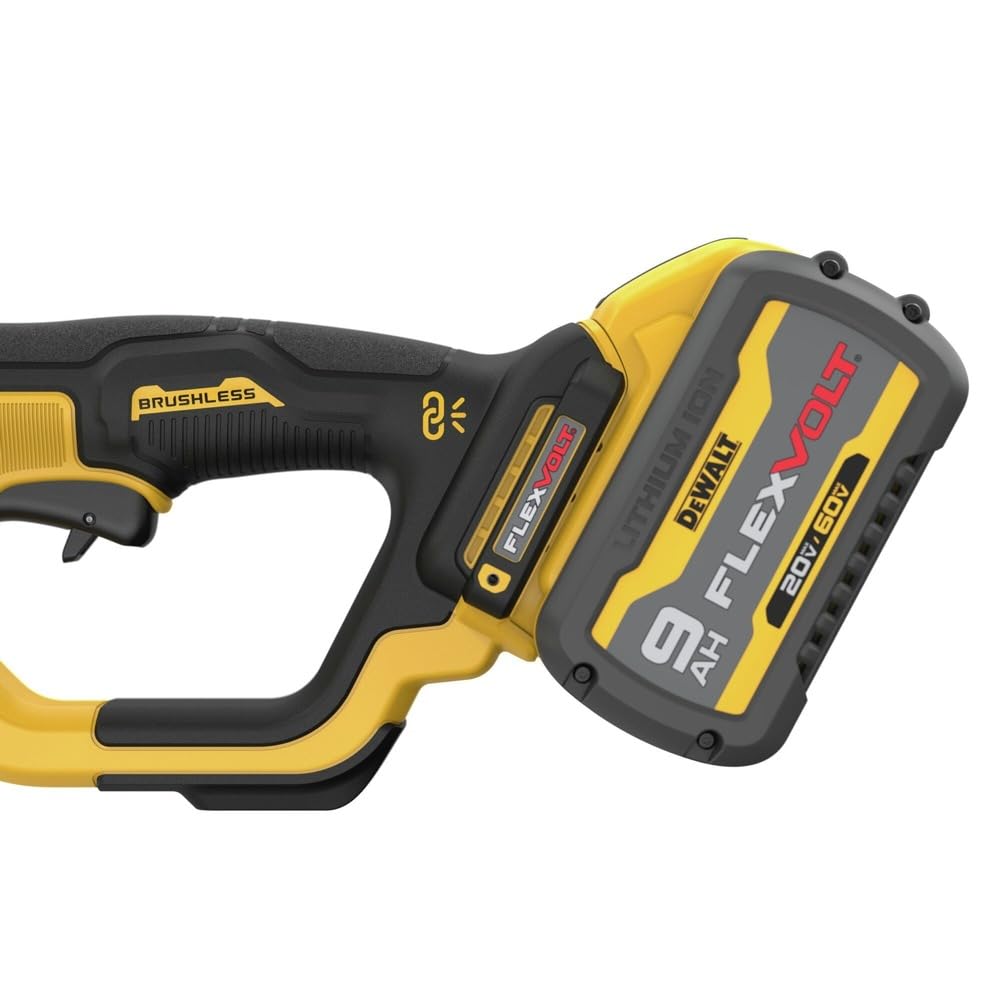 Dewalt DCG460X2 60V MAX Brushless Lithium-Ion 7 in. - 9 in. Cordless Large Angle Grinder Kit with 2 FLEXVOLT Batteries (9 Ah)