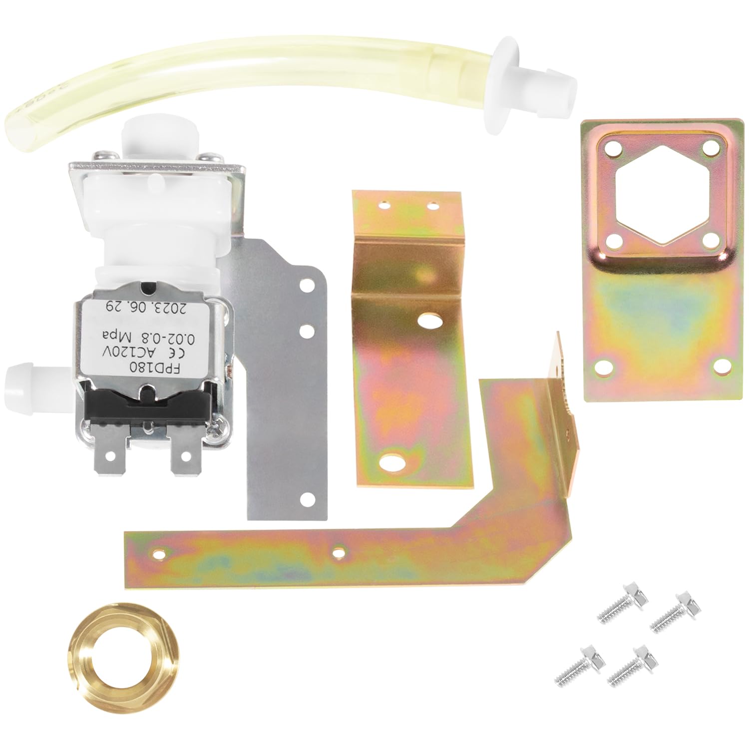 000009123 Water Inlet Valve Assembly 120V 60Hz 5W Replacement for Manitowoc Ice Machines for I, IB, S, SD, JC, QR, SD, K Series IH9123 33129026 000008483