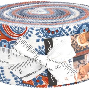 Minick and Simpson Sunrise Side Jelly Roll 40 2.5-inch Strips Moda Fabrics 14960JR