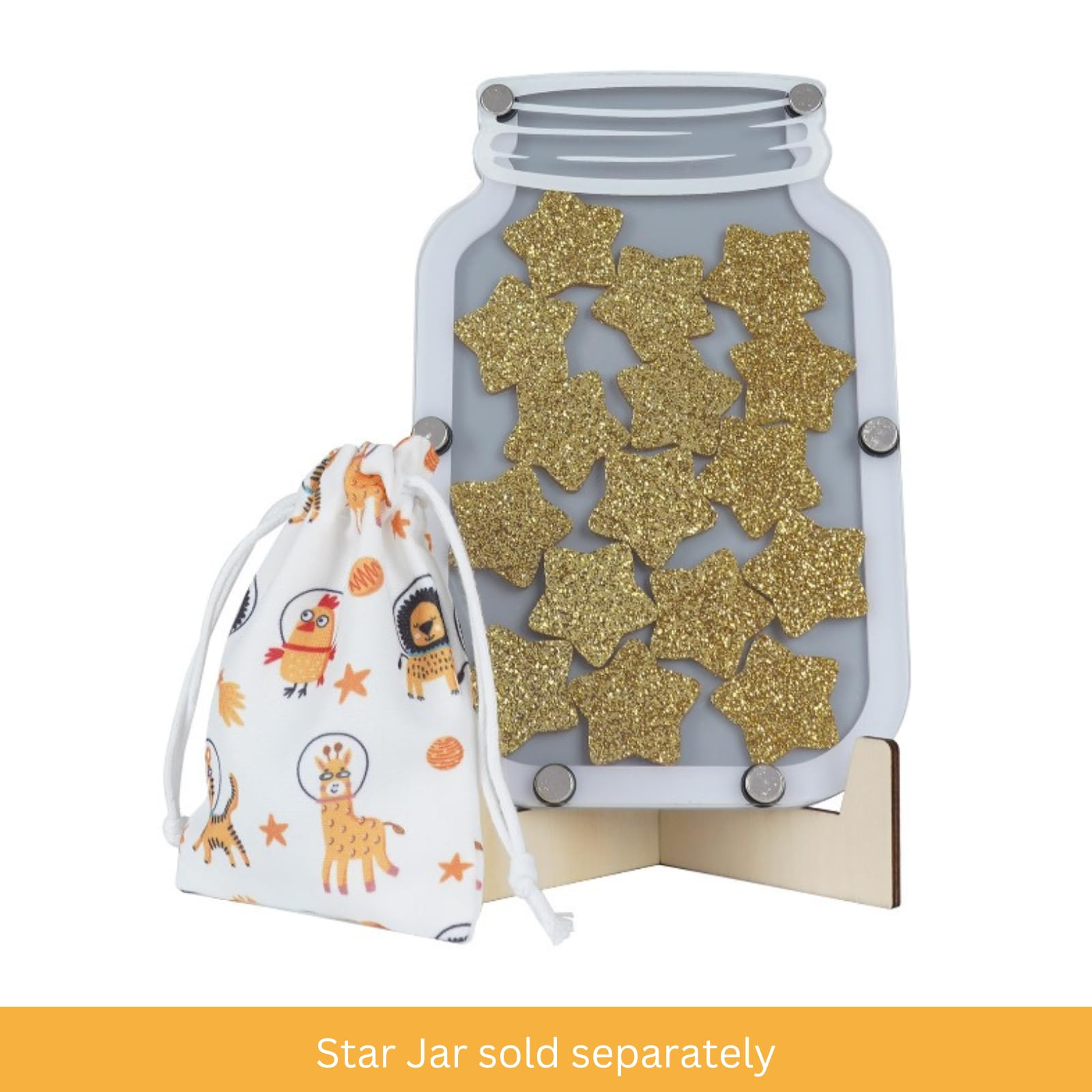 Acrylic Stars for The Star Jar (All Gold (Glitter Stars))