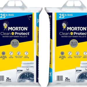 Morton Water softener salt - Two 25 pound bags