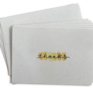 Sugartown Greetings Color Palette Yellow Thank You Cards - 24 Note Cards with Envelopes - Blank Colorful Thanks Cards