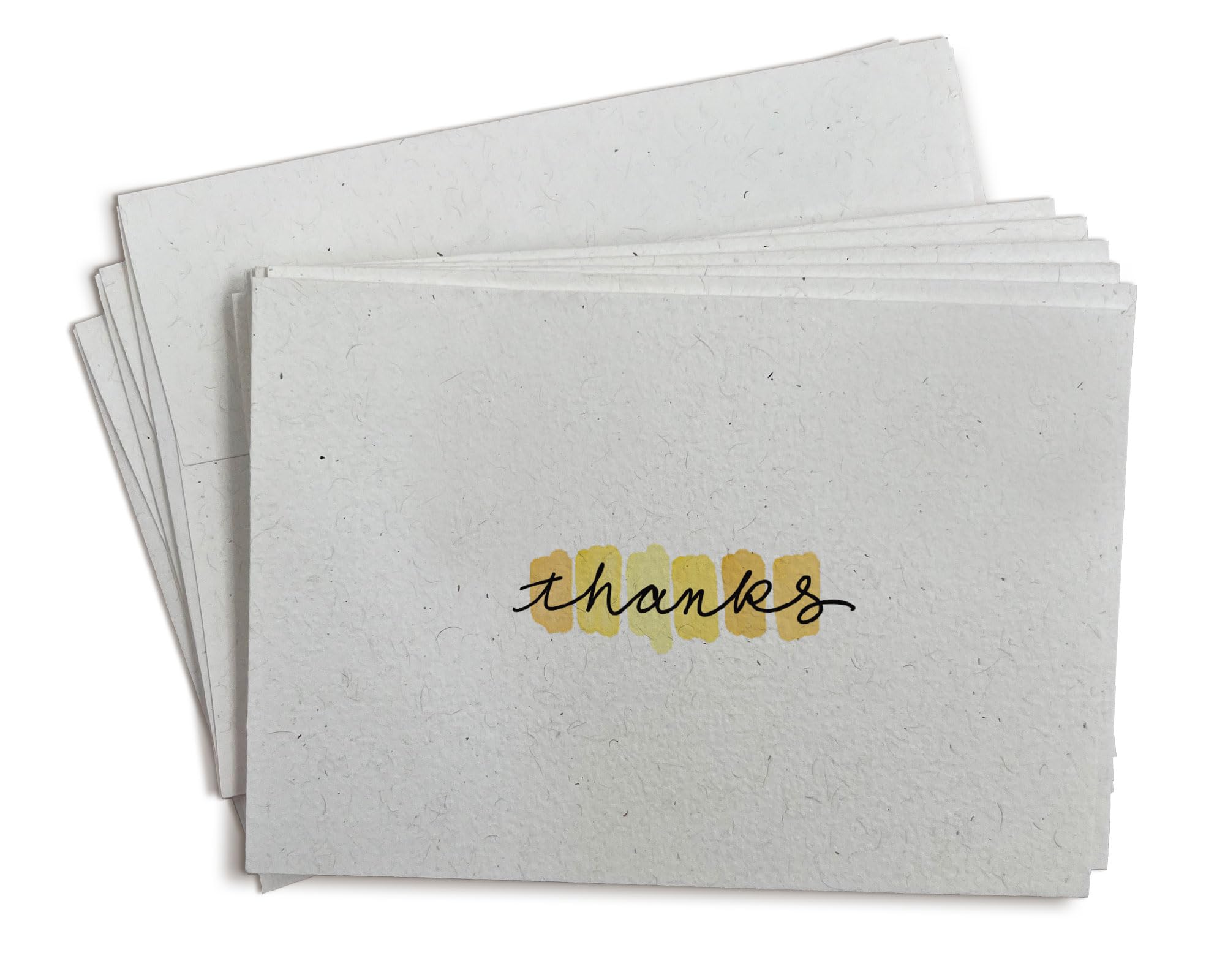 Sugartown Greetings Color Palette Yellow Thank You Cards - 24 Note Cards with Envelopes - Blank Colorful Thanks Cards