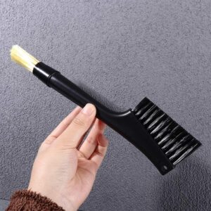 Coffee Machine Cleaning Brush, Dual Purpose Espresso Brush for Grinder Coffee Machine, Removable Double Head Coffee Brush Coffee Machine Accessories for Home Kitchen