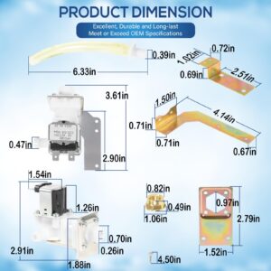 000009123 Water Inlet Valve Assembly 120V 60Hz 5W Replacement for Manitowoc Ice Machines for I, IB, S, SD, JC, QR, SD, K Series IH9123 33129026 000008483