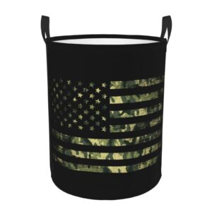 xioaidjaa laundry basket camo american flag laundry hamper waterproof idea hampers for laundry,large collapsible laundry baskets with handle suitable for bedroom bathroom utility room kitchen