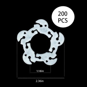 Balloon clamp 200, balloon connector Balloon arch buckle, balloon post buckle used to decorate balloon arch doorposts, standing garlands, wedding birthdays, baby shows and other party decorations