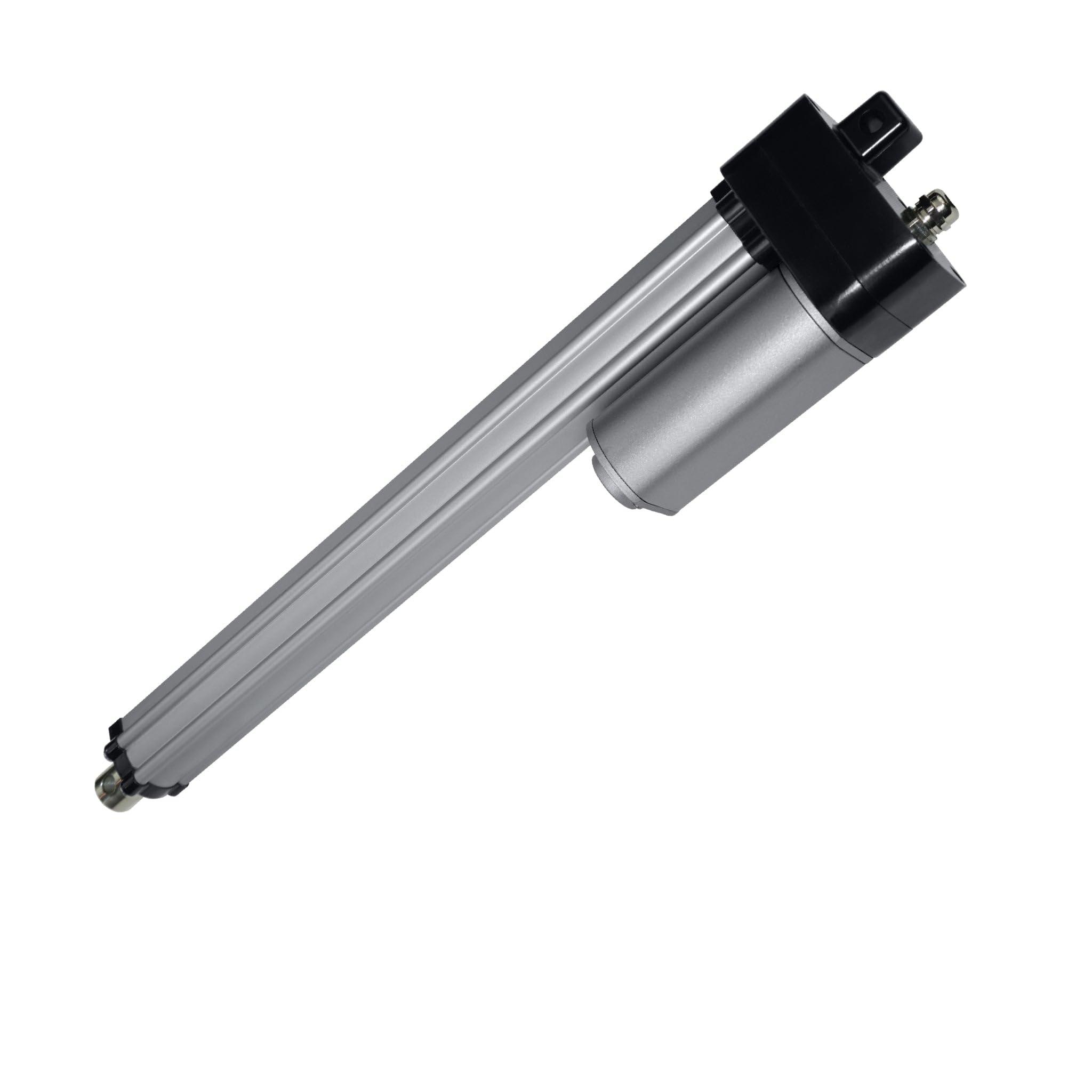 Progressive Automations 24V Waterproof Linear Actuator - 8 inches Stroke, 450 lbs Force, IP68M, IP69K for Industrial, Solar Usage, Brushed DC Electric Motor & Stainless Steel Stroke Rod, PA-10