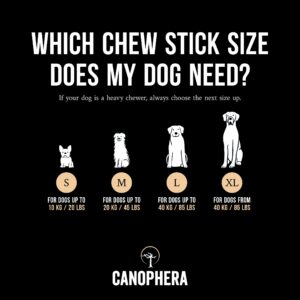 Canophera Dog CHEW Made of Coffee Wood and Coconut Rope - for All Breeds (Large)