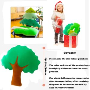 CHELEI2019 19.7" Leaf Pillow,3D Stuffed Plant Plush Tree Shaped Throw Pillow for Room Decor