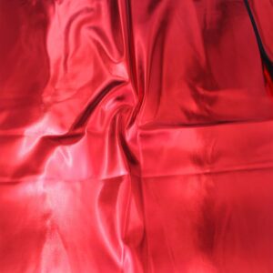 Texco Inc 60" Wide-Poly Spandex-Metallic Foil Stretch-Fabric by The Yard-for Apparel, Tank Tops, Athletic Wear, Dance Outfits, Costumes, Clothing, Events Decoration, Red 1 Yard