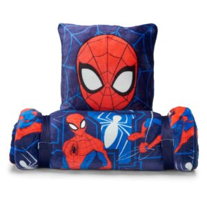 Northwest Spider-Man Silk Touch Sherpa Slumber Bag, 27" x 56", Fearless Spidey