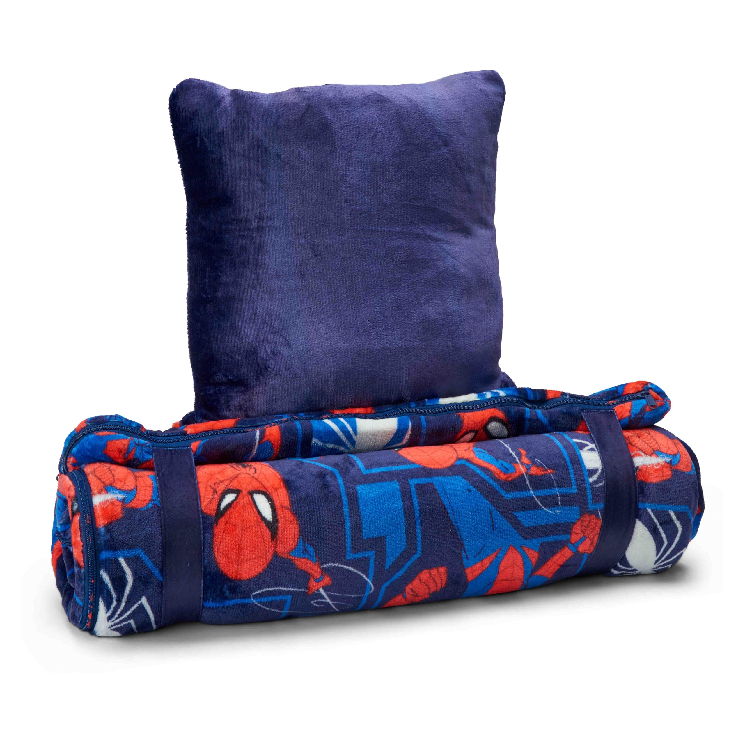 Northwest Spider-Man Silk Touch Sherpa Slumber Bag, 27" x 56", Fearless Spidey