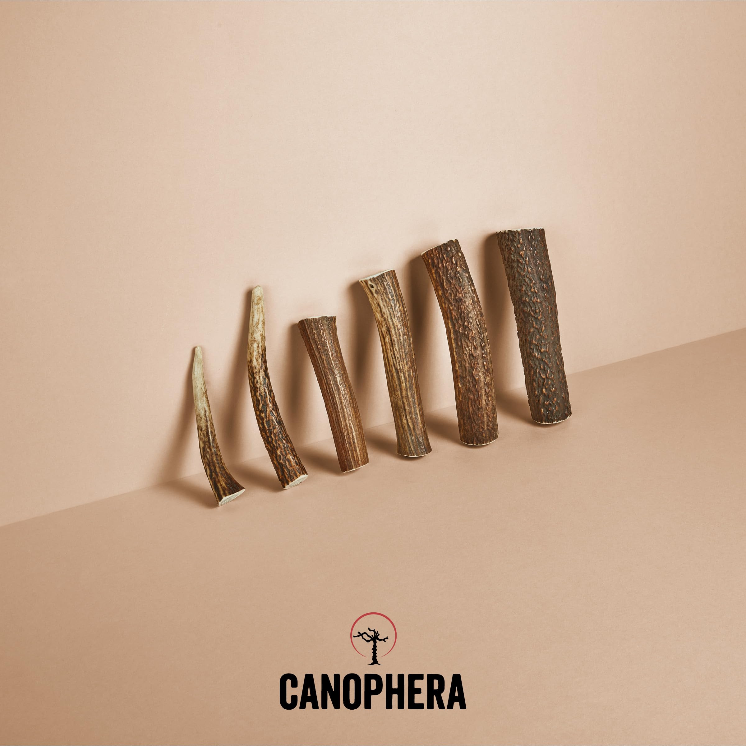 Canophera Dog CHEW Made of RED Deer Antlers Small