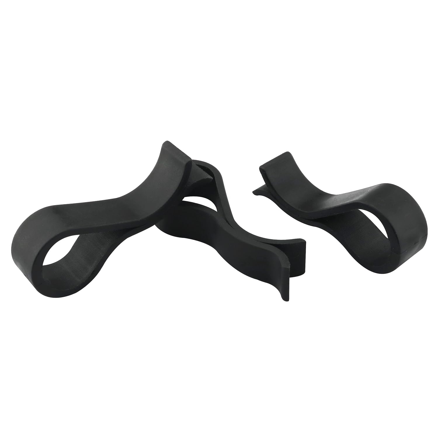 ZZLZX 24PCS Plastic Fixing Clamp, Support Clamp, Pen Cap Cover Clothing Accessory Hanging Buckle, Grid Towel Scarf Fixing Clip, Preventing Clothes from Slipping Off Hangers, Black