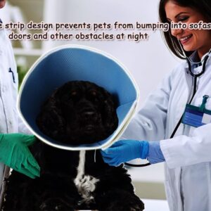 Dog Cone Collar for Large Dogs, Adjustable Soft Pet Cone for Dogs to Stop Licking Wound After Surgery, Dog Cone Alternative Pet E-Collar, Cone for Dogs After Surgical Recovery Collar