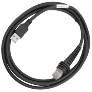 sotesin usb cable for honeywell barcode scanner, usb to rj45 cable, cbl-500-300-s00 1900ghd 1900isr 1902ghd 1902gsr 1300g 1250g ms7580(new version) 1450g ms7980g 1200g 1910 (1900-7ft-straight)