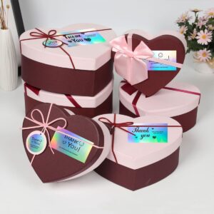 KIUKIUO 1020 PCS Thank You Cards and Stickers Set, Include 120 Thank You Holographic Business Card 900 Thank You Thank You for Supporting My Small Business Holographic Stickers