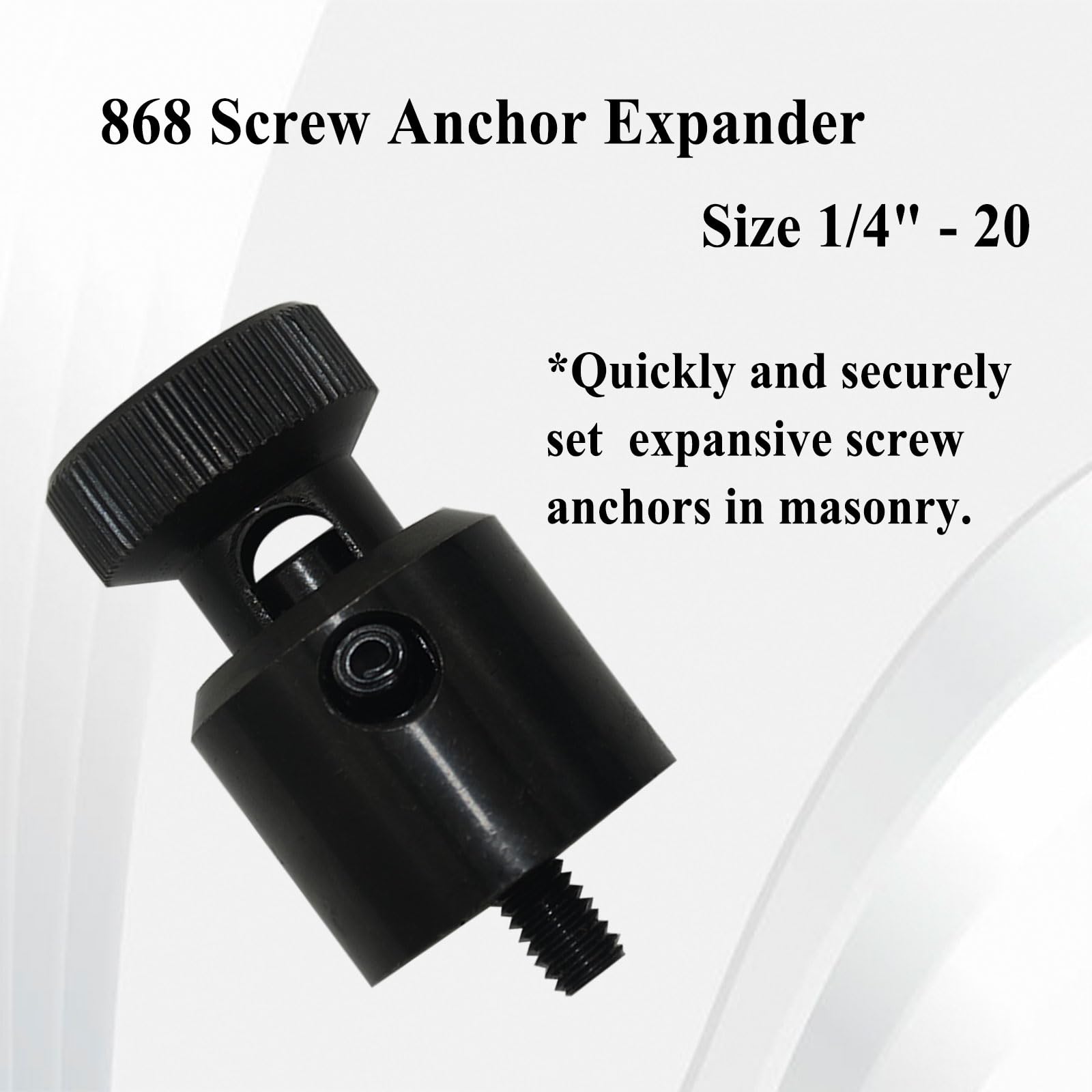 Ebrmeiwo 868 Screw Anchor Expander, 1/4"-20, Fits Anchor 84299 Power Drill Part, Use for Caulking Anchor