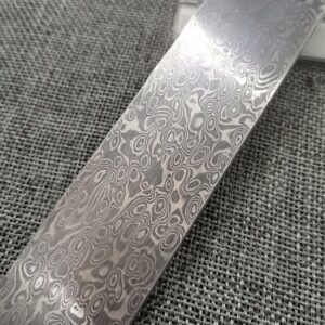 Handmade Damascus Steel Billet Knife/Blank Blade Making Bar Clouds 150x25x3mm