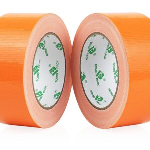 BOMEI PACK Duct Tape Orange, Heavy Duty Strong Industrial Color Duct Tape 9mil x 1.88inch x 30yds for Packing and Repairing