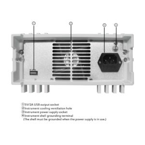 MATRIX DC Power Supply Variable 32V 6A, Adjustable Multi-Channel Power Supply MPS-3264 with One Key Series-Parallel and 5V/2A USB Output, Bench Power Supply with 5 Groups of Storage and Encoder Knob