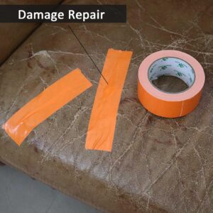 BOMEI PACK Duct Tape Orange, Heavy Duty Strong Industrial Color Duct Tape 9mil x 1.88inch x 30yds for Packing and Repairing