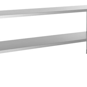 Kratos 18"x60" Double Overshelf for Worktables