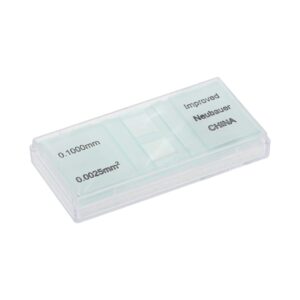 Improved Neubauer Hemocytometer Blood Cell Count Plate Glass Microscope Slide Coverslip Counting Chambers