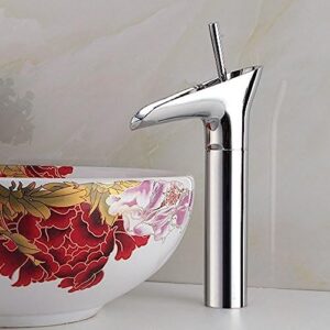 kitchen & bath fixtures taps faucet, europupc retro hot and cold faucet copper waterfall basin faucet bathroom wash basin faucet