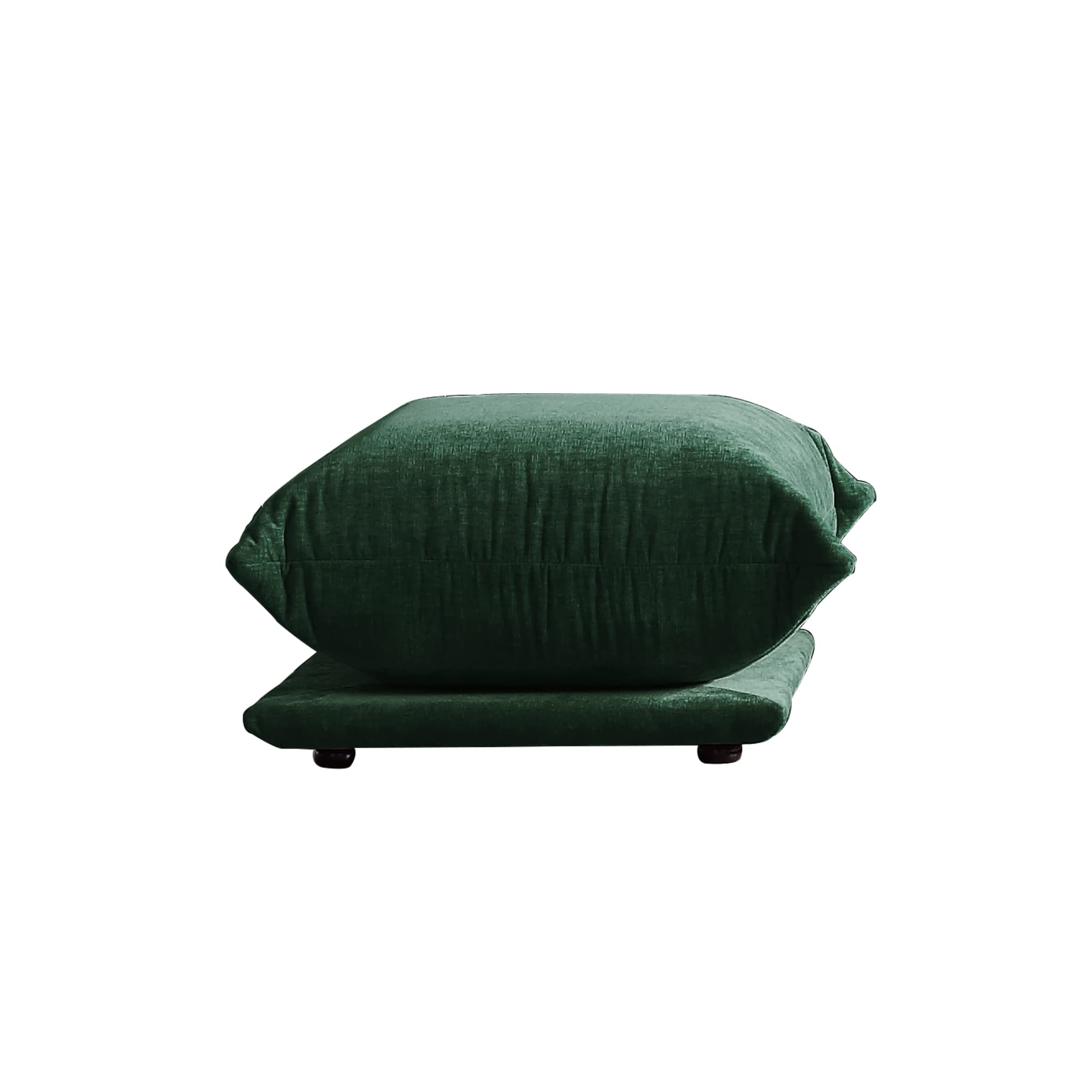 WJShome Ottoman,Lazy Floor Sofa, Accent Bean Bag Couch,Corner Chair Sofa for Living Room Bedroom Salon Office,Green