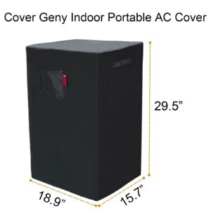 Indoor Portable Air Conditioner Cover Fits SereneLife 8000 BTU,BLACK DECKER 8000/10000/12000/14000 BTU,COSTWAY,Rintuf 8000/10000 BTU,AC Unit Dustproof Storage Protection Cover for Mobile AC 1 Pieces