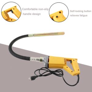 Concrete Vibrator Hand Held 800W Electric Concrete Vibrator with 1.2m(3.9ft) Copper Shaft Rod Portable Pencil Cement Vibrarator for Remove Air Bubble and Mix Concrete