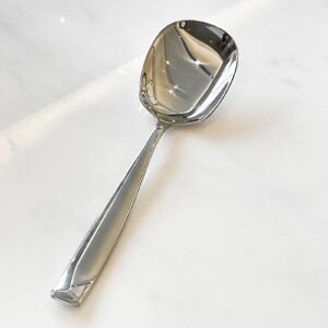 ZDFQly Large Serving Spoon, Premium 316L Stainless Steel Buffet Serving Spoon 9.5 Inch (1pack)