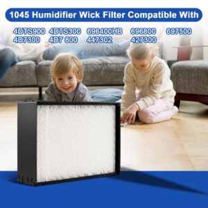 YUUCOO 1 Pack 1045 Humidifier Super Wick Filter Compatible with Essick Air AIRCARE H12300, H12300HB, H12400, H12400HB, H12600, H12600, H12001, H12AEUO, H12AUKP Series Humidifiers.