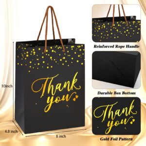 COGLARING 20Pcs Thank You Gift Bags, Return Gift Gift Bags with Handles for Party, Shopping, Wedding, Retail Bags