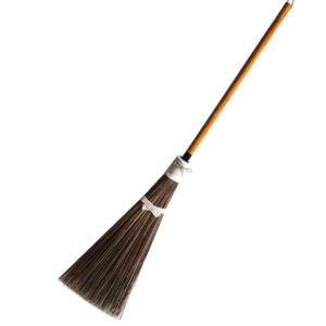 Nekenky Coconut Broom - 55 Inches Length, Heavy Duty Broom, Garden Broom, Natural Broom, Outdoor Broom, Garage Broom, Hard Floor Broom, Outdoor Brooms for Sweeping Patio