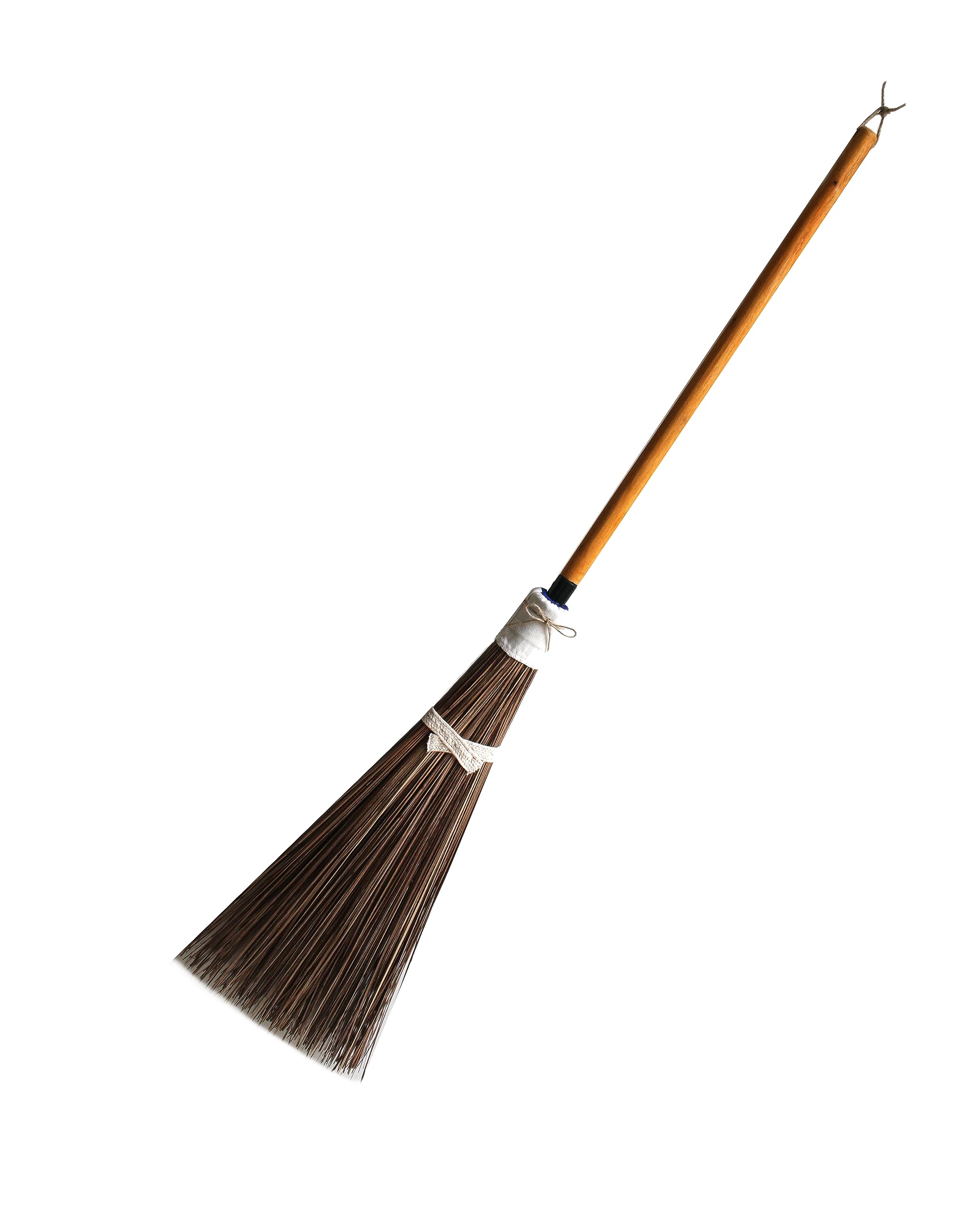 Nekenky Coconut Broom - 55 Inches Length, Heavy Duty Broom, Garden Broom, Natural Broom, Outdoor Broom, Garage Broom, Hard Floor Broom, Outdoor Brooms for Sweeping Patio