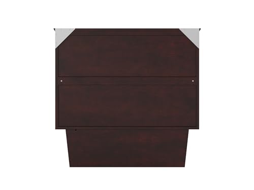 AFI, Sydney Twin Wood Murphy Bed Chest with Storage and Charging Station, Espresso