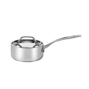 cuisinart custom clad 5-ply stainless cookware 1 qt. saucepan w/cover, cc519-14