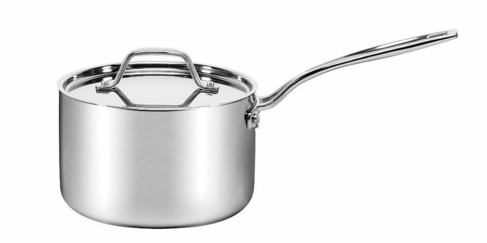 Cuisinart Custom Clad 5-Ply Stainless Cookware 3 Qt. Saucepan w/Cover, CC5193-18