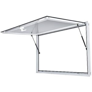 vevor concession window 64 x 40 inch, concession stand serving window door with double-point fork lock, concession awning door up to 85 degrees for food trucks, glass not included