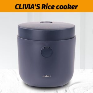 Clivia Low Sugar Rice Cooker 2L Healthy Low Carbohydrate, Mini Rice Cooker Rice Cooker, Stainless Steel Multifunctional Pot, Home Fully Automatic Multifunctional Rice Cooker