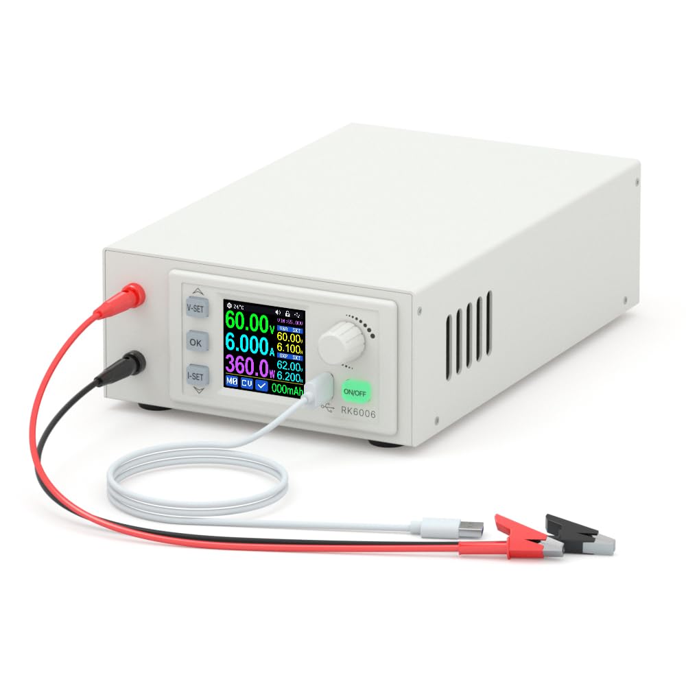 RD Digital Control RK6006-C 60V 6A 4 Digit Adjustable AC to DC Lab Bench Power Supply Regulator 360W