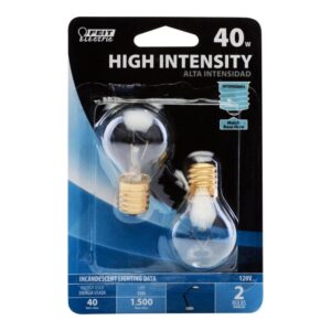 feit 40 w s11 globe incandescent bulb e17 (intermediate) soft white 2 pk