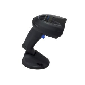 Datalogic Gryphon GD4590-BK-B All-in-One 2D Omnidirectional Reading Barcode Scanner Kit (Permanent Tilting Stand for Handheld or Presentation Mode), Includes Power Supply, RS232 Cable and USB Cable