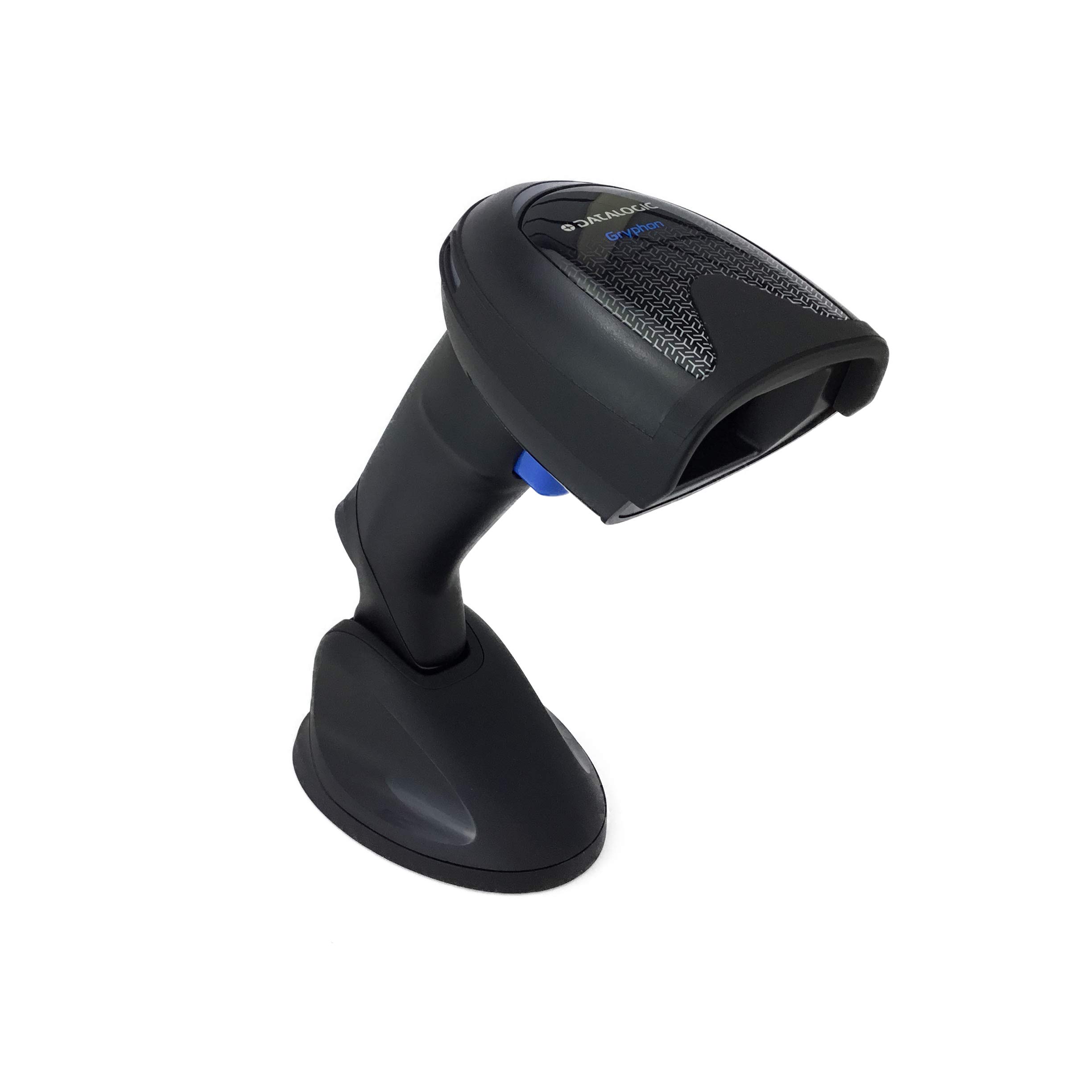 Datalogic Gryphon GD4590-BK-B All-in-One 2D Omnidirectional Reading Barcode Scanner Kit (Permanent Tilting Stand for Handheld or Presentation Mode), Includes Power Supply, RS232 Cable and USB Cable