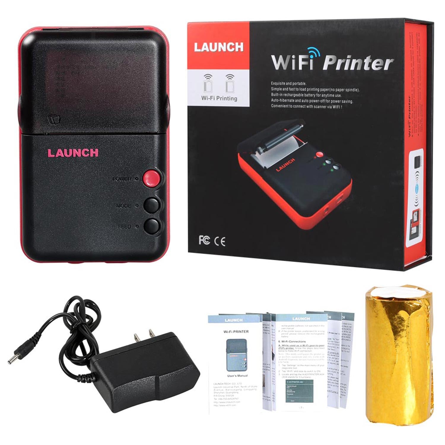 LAUNCH X-431 WiFi Printer, Work with X431 V, V+, Pro3, Pro3s+, Pad Only